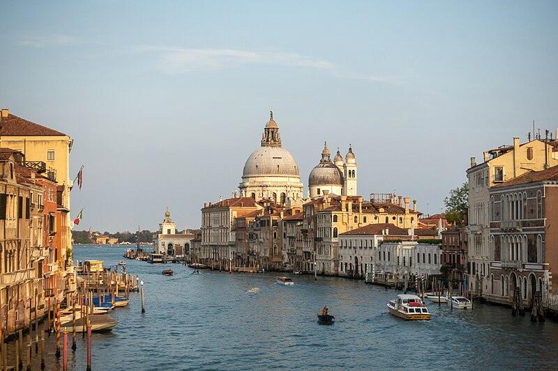 Canal Grande von dem Ponte dell’Accademia aus gesehen
