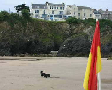 Au&szlig;enansicht mit Blick vom Strand