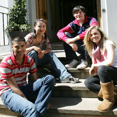 Bei den netten Gastfamilien